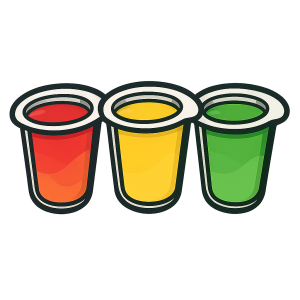 Fruitkuipje / Jelly Cups – Mix (100 stuks)