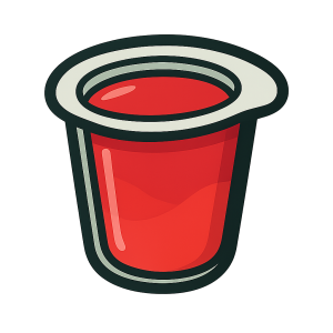 Fruitkuipje / Jelly Cups – Aardbei (per stuk)