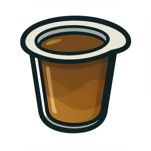 Fruitkuipje / Jelly Cups – Bruin suiker (per stuk)
