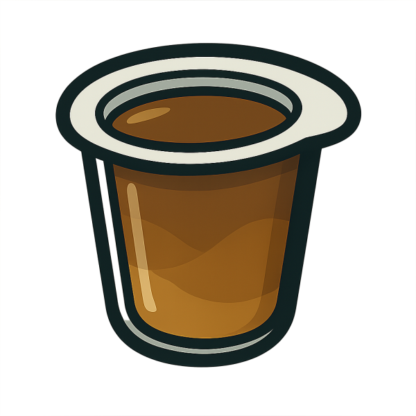 Fruitkuipje / Jelly Cups – Bruin suiker (per stuk)