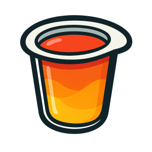 Fruitkuipje / Jelly Cups – Sinaasappel (per stuk)
